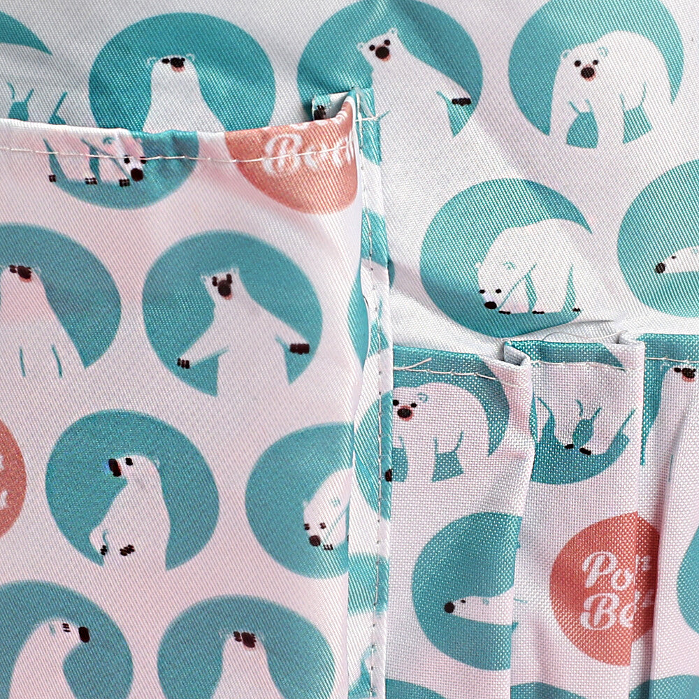 Loren Yarn Storage Knitting Patterned Tote Organizer Bag - Polar Bear- EB018 C2