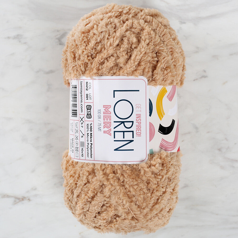 Loren Mery Yarn, Beige - M412