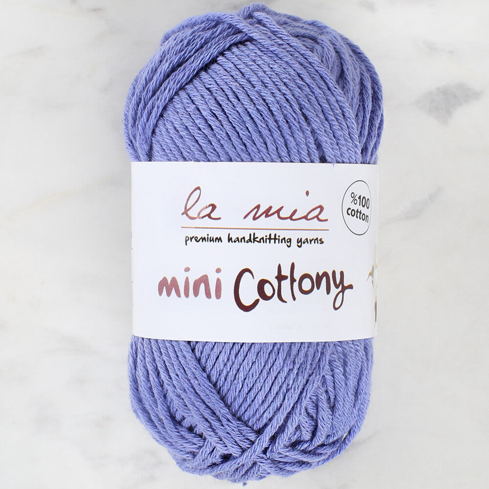 La Mia Mini Cottony 25 g Baby Yarn, Lavender - L200