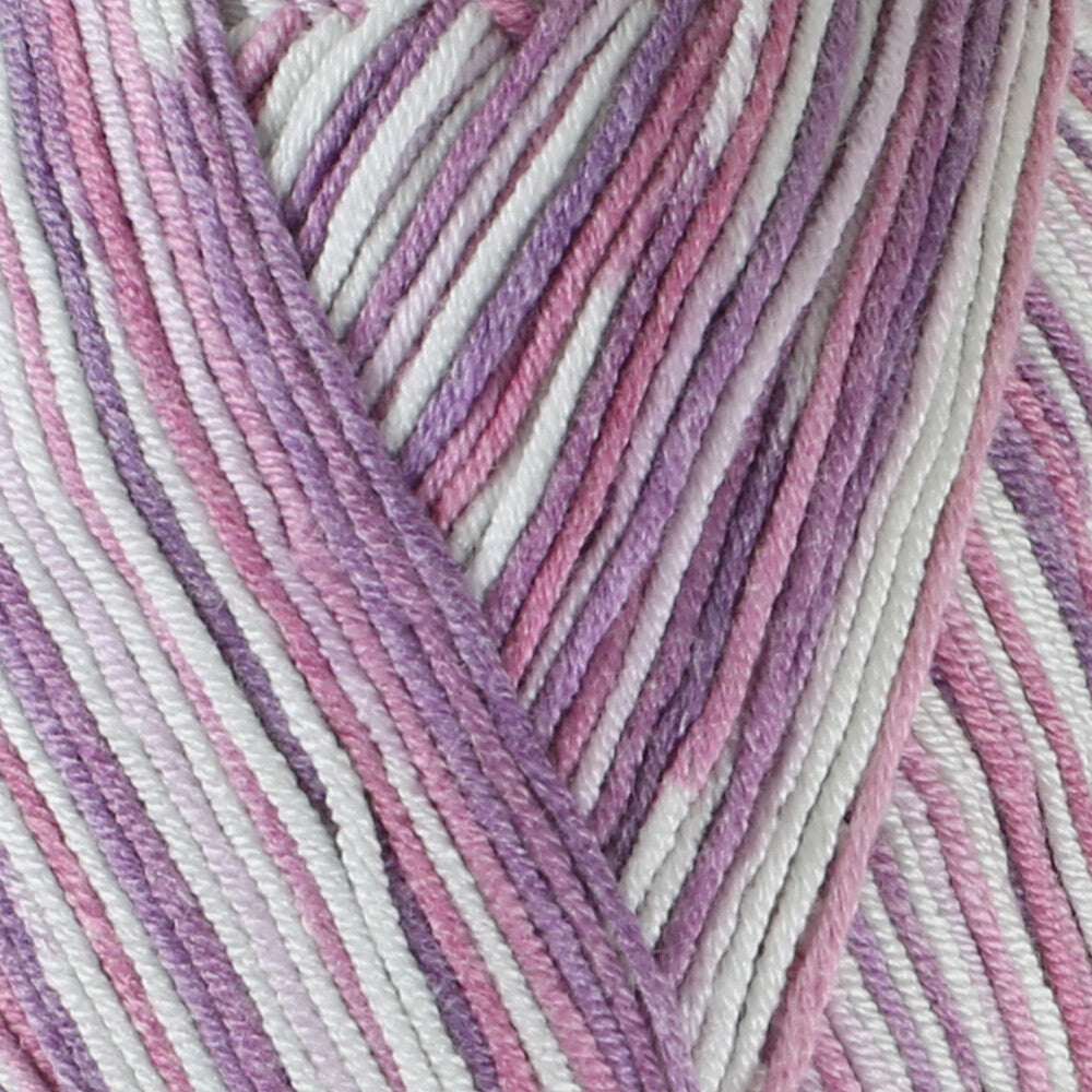 Madame Tricote Paris Madame Cotton Yarn, Variegated - 444