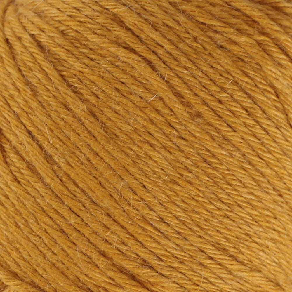 La Mia Angora 50gr Hand Knitting Yarn, Mustard - L123