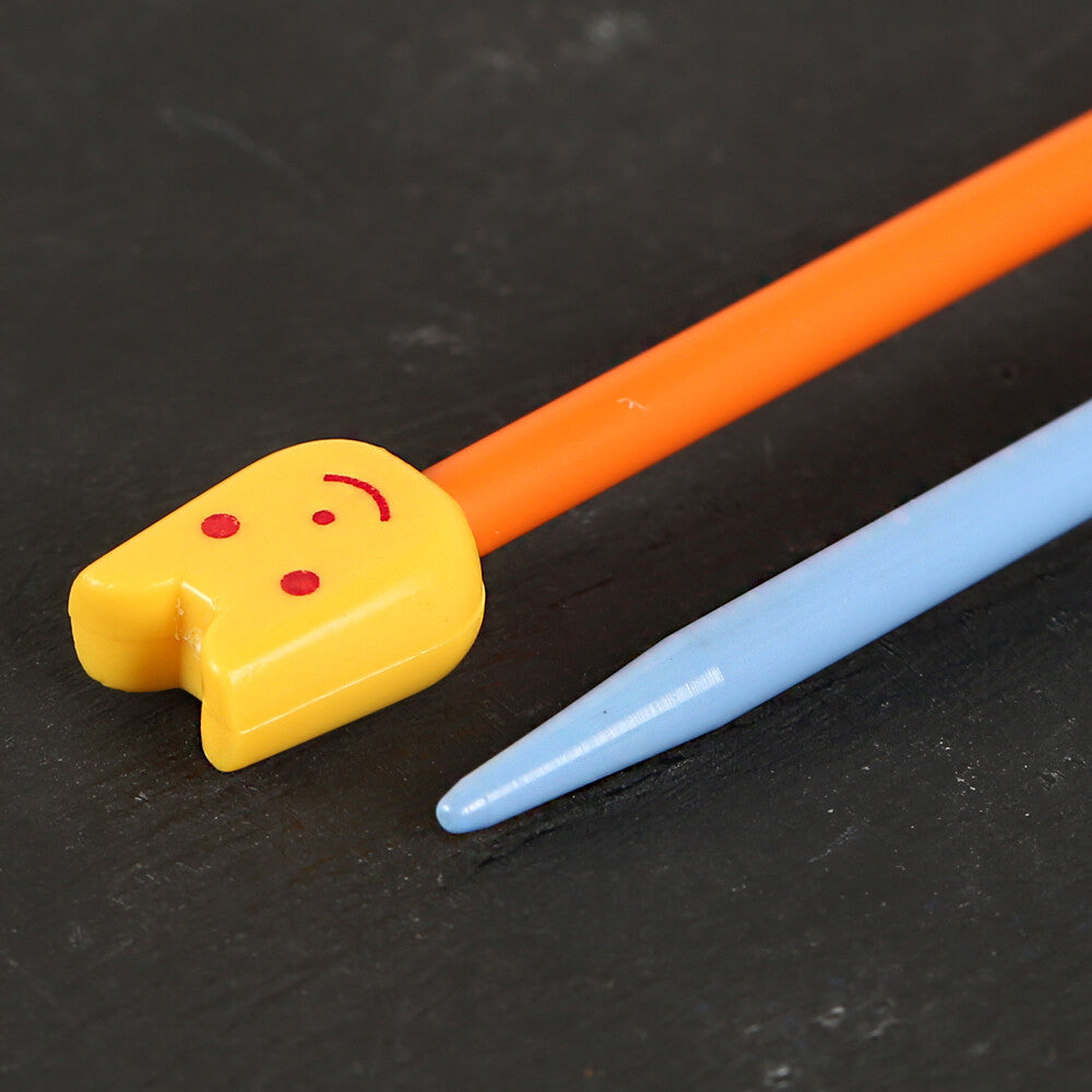 Pony 4mm 18cm Children's Plastic Knitting Needle - 61659