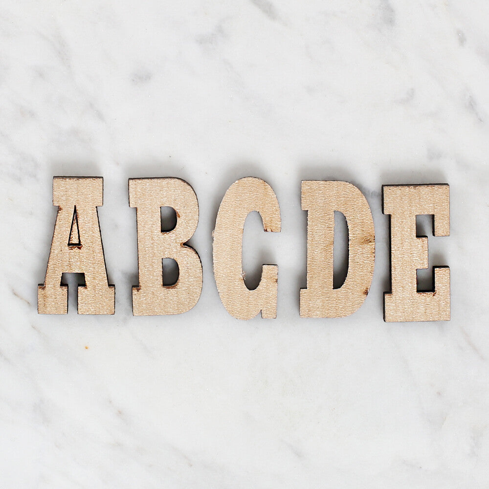 Loren 40 Pieces Wooden Letter Set