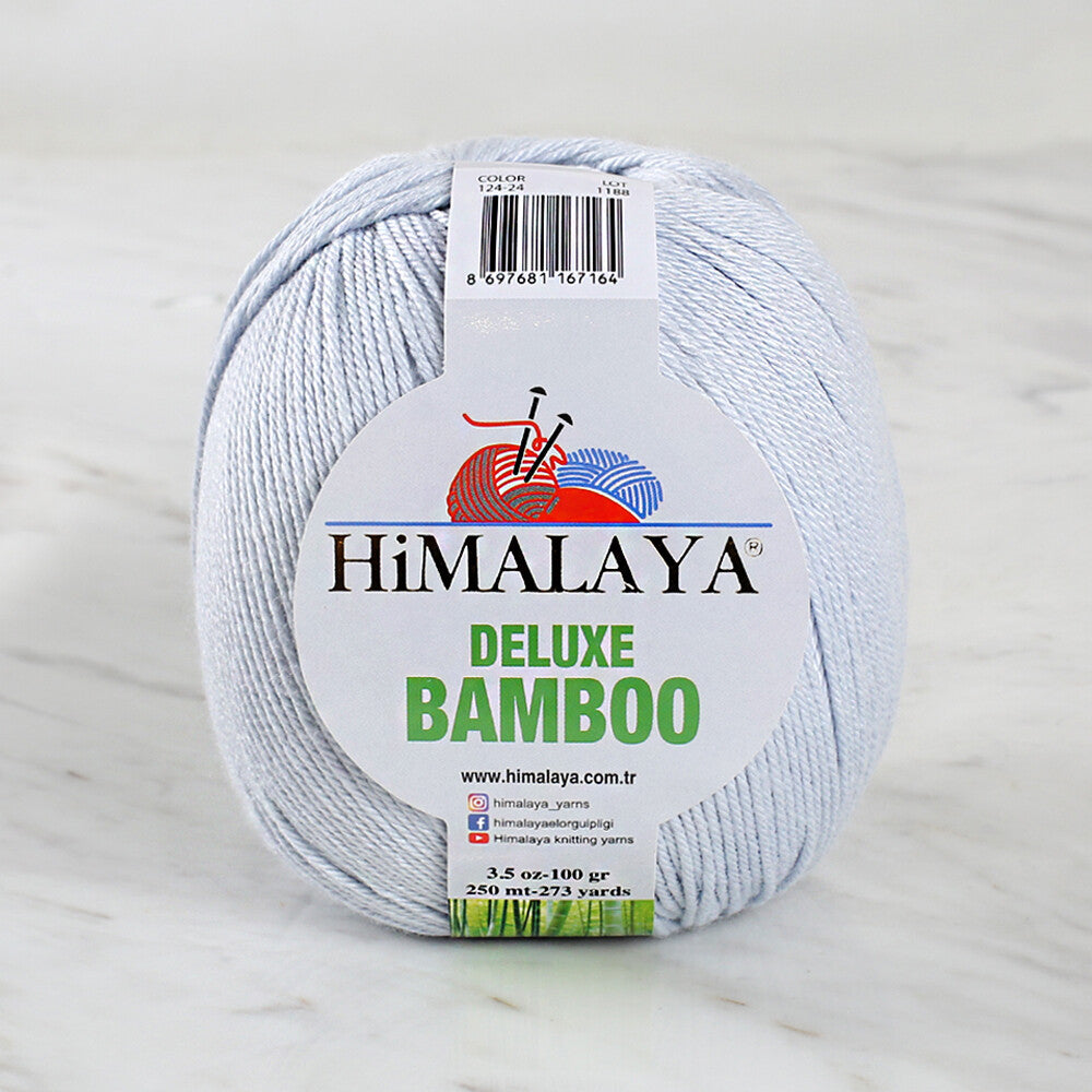 Himalaya Deluxe Bamboo Yarn, Ice Blue - 124-24