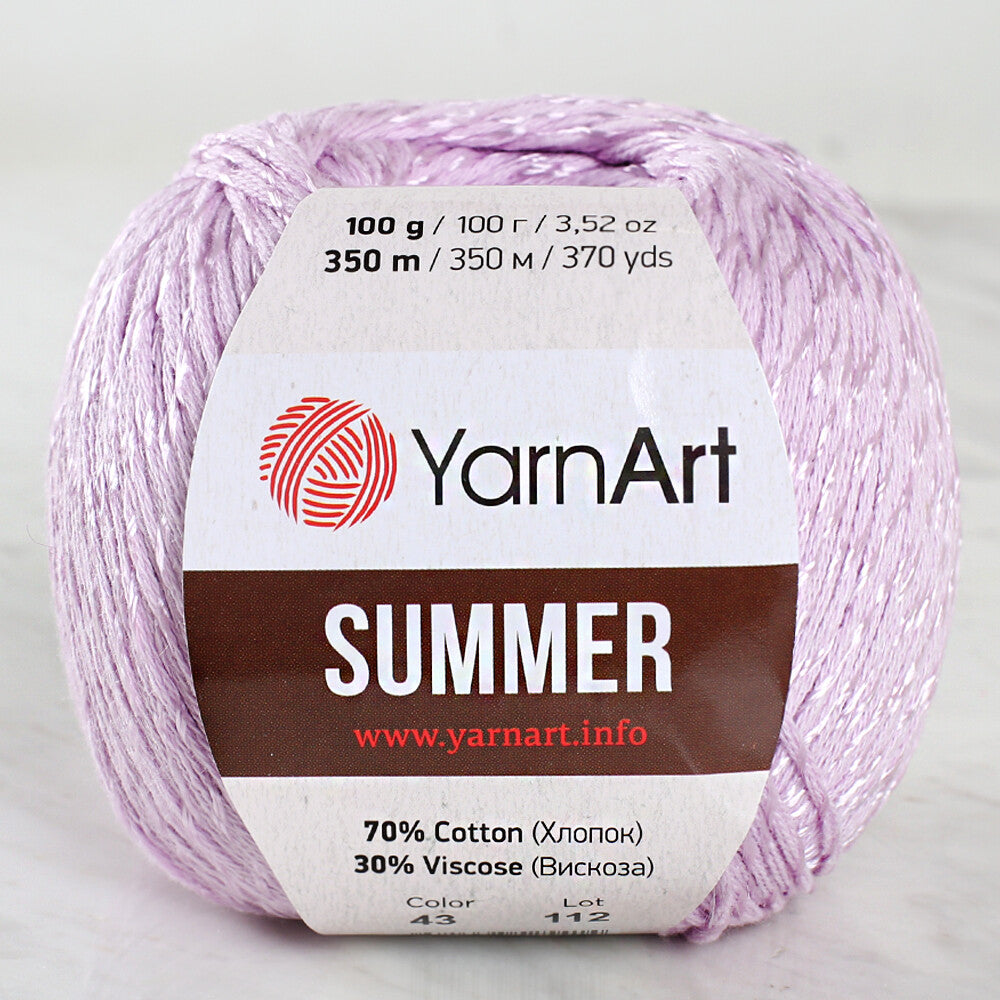 YarnArt Summer Yarn, Lilac - 43