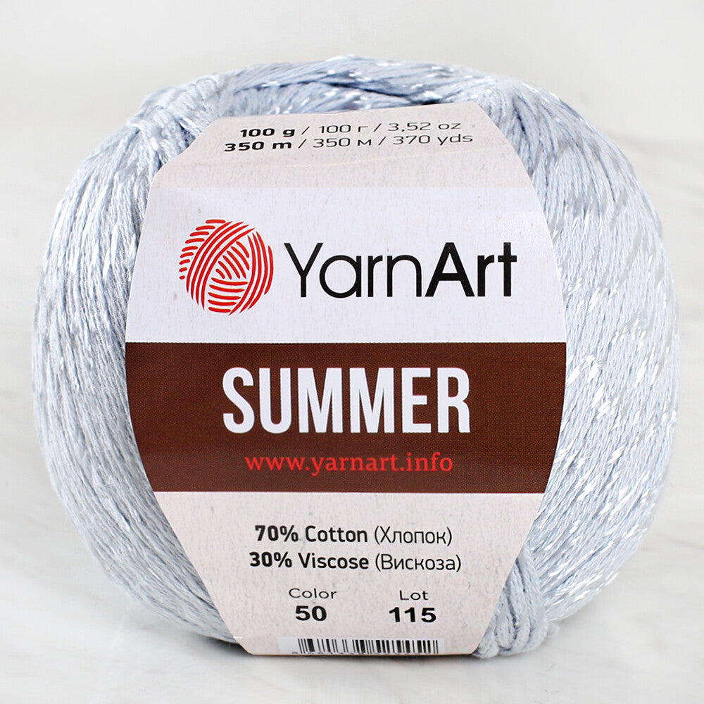 YarnArt Summer Yarn, Grey - 50