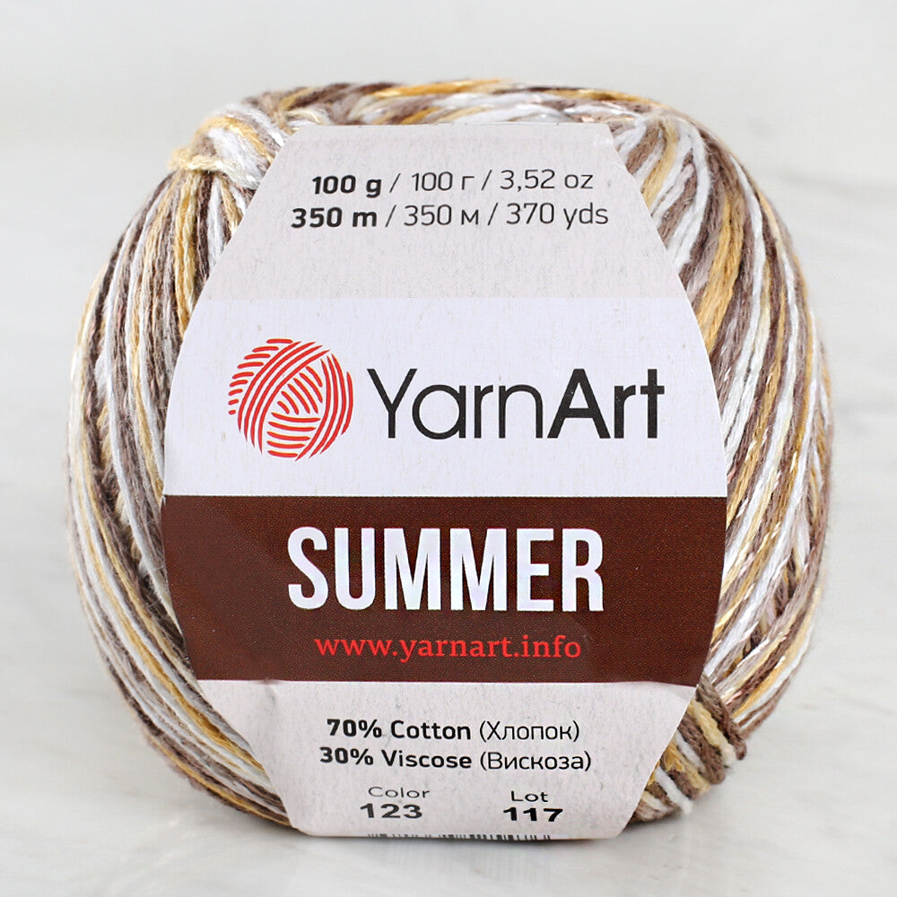 YarnArt Summer Yarn, Variegated - 123