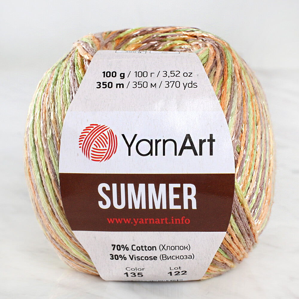 YarnArt Summer Yarn, Variegated - 135