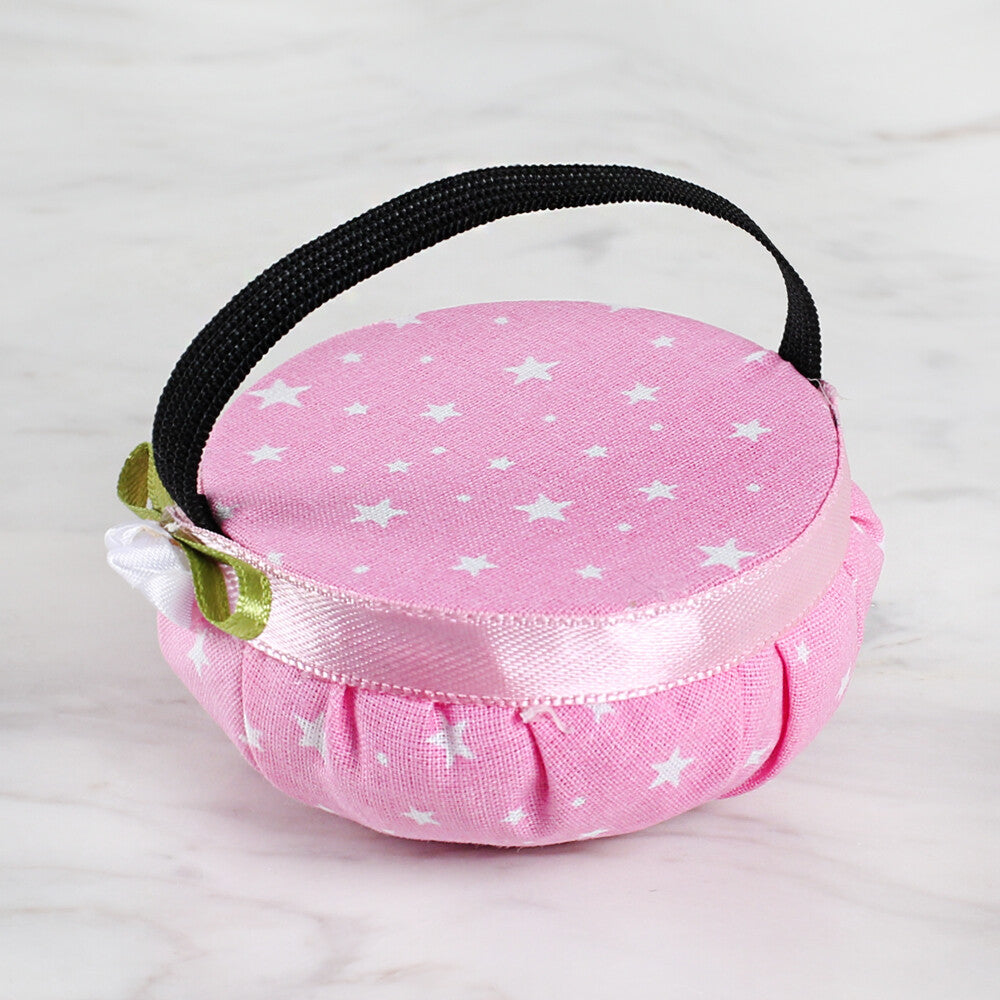 Loren Arm Pincushion, Star Patterned - Baby Pink