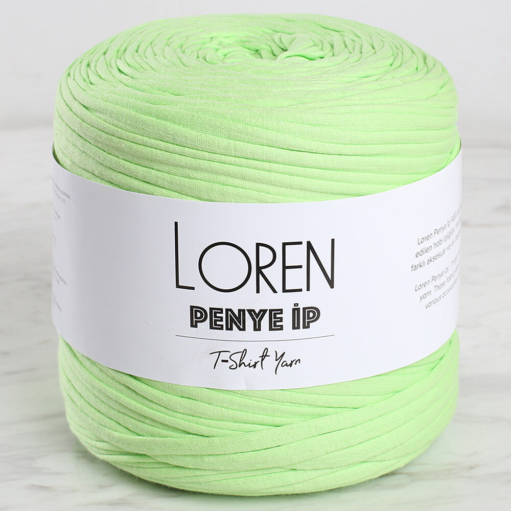 Loren T-shirt Yarn, Neon Green - 1