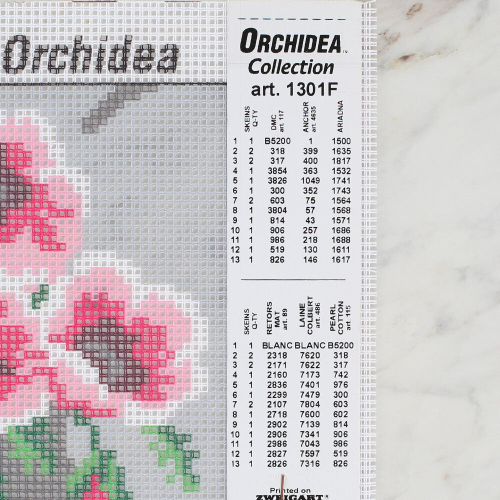 Orchidea 18x24 cm Printed Gobelin 1301F