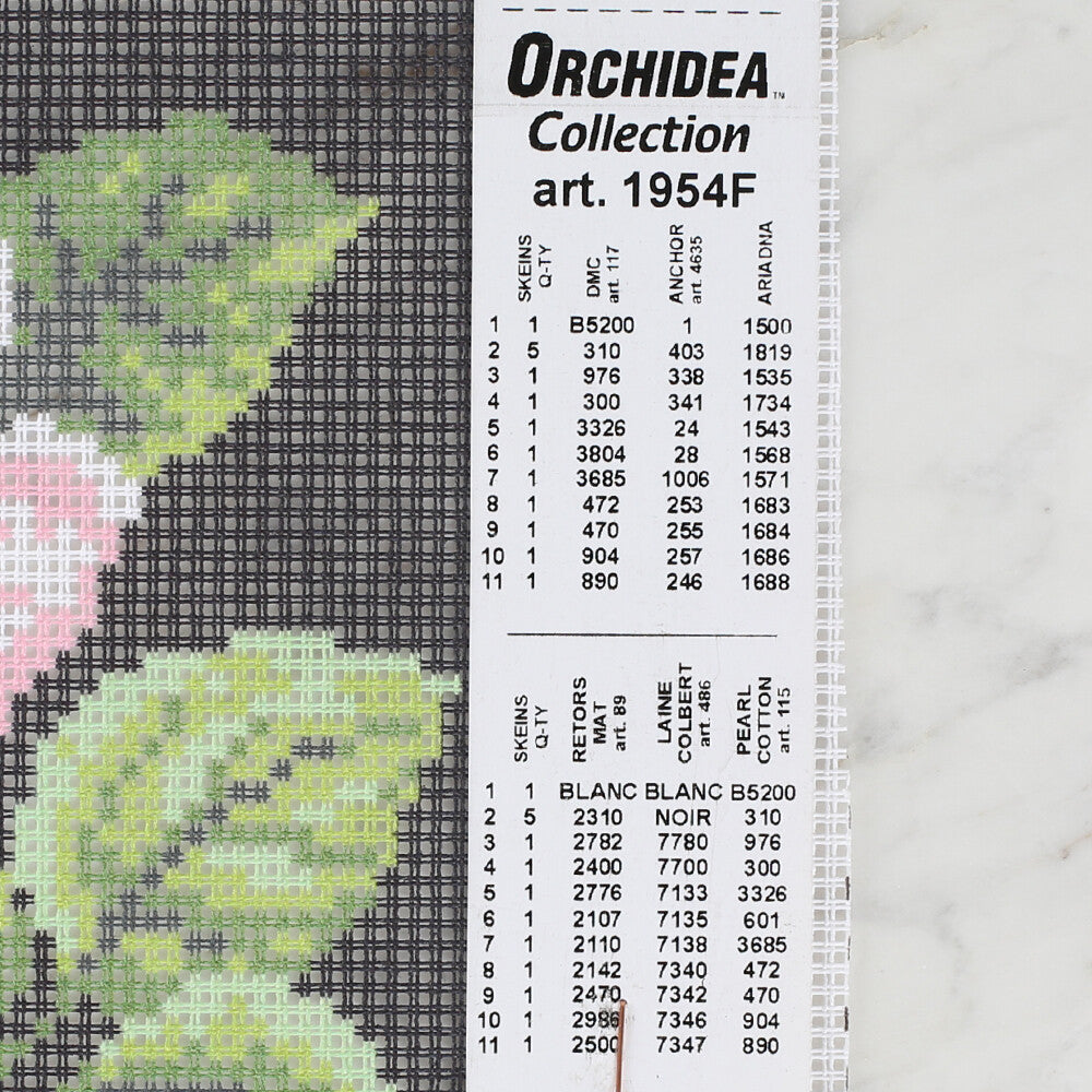 Orchidea 18x24 cm Smelling Rose Printed Gobelin 1954F