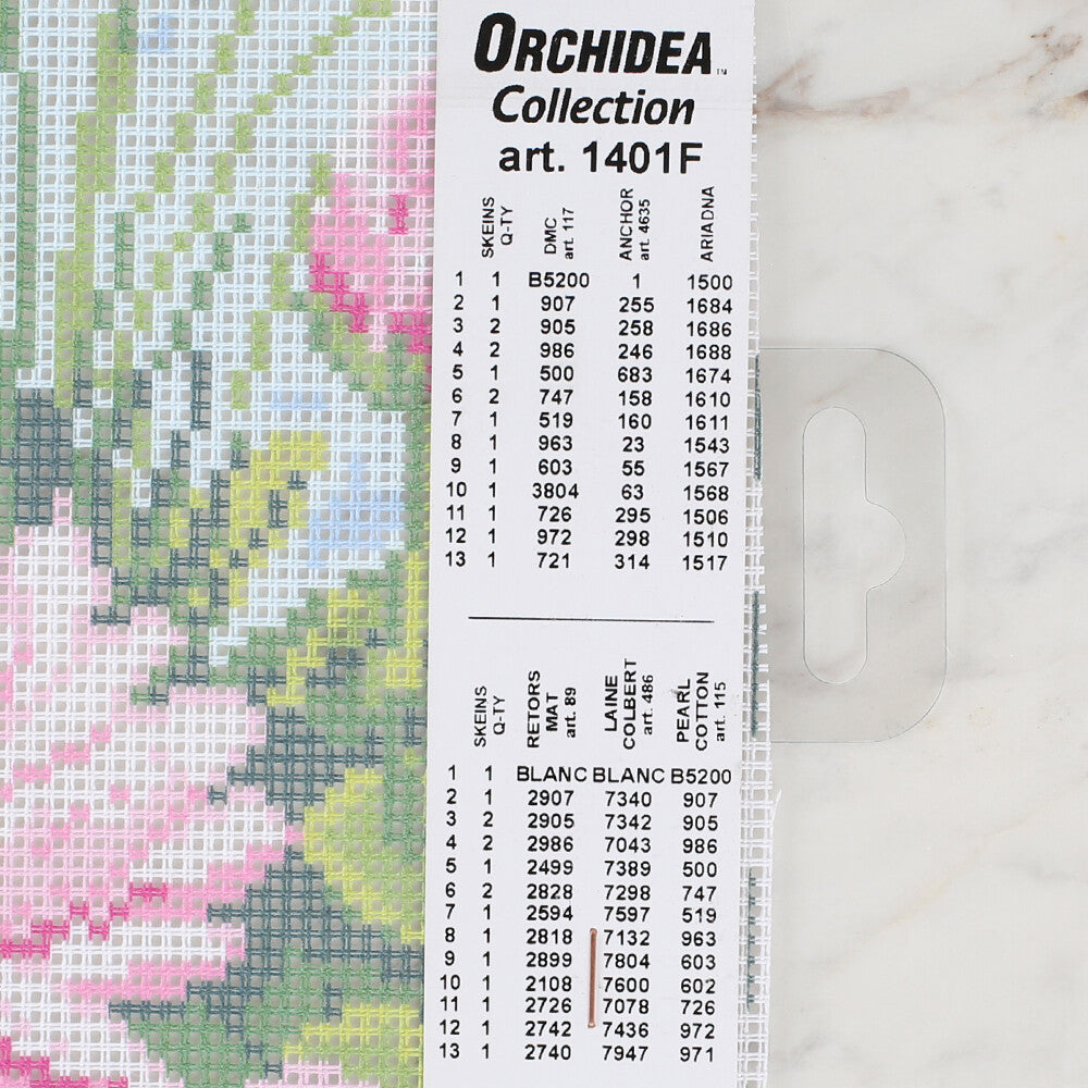 Orchidea 18x24 cm Printed Gobelin 1401F