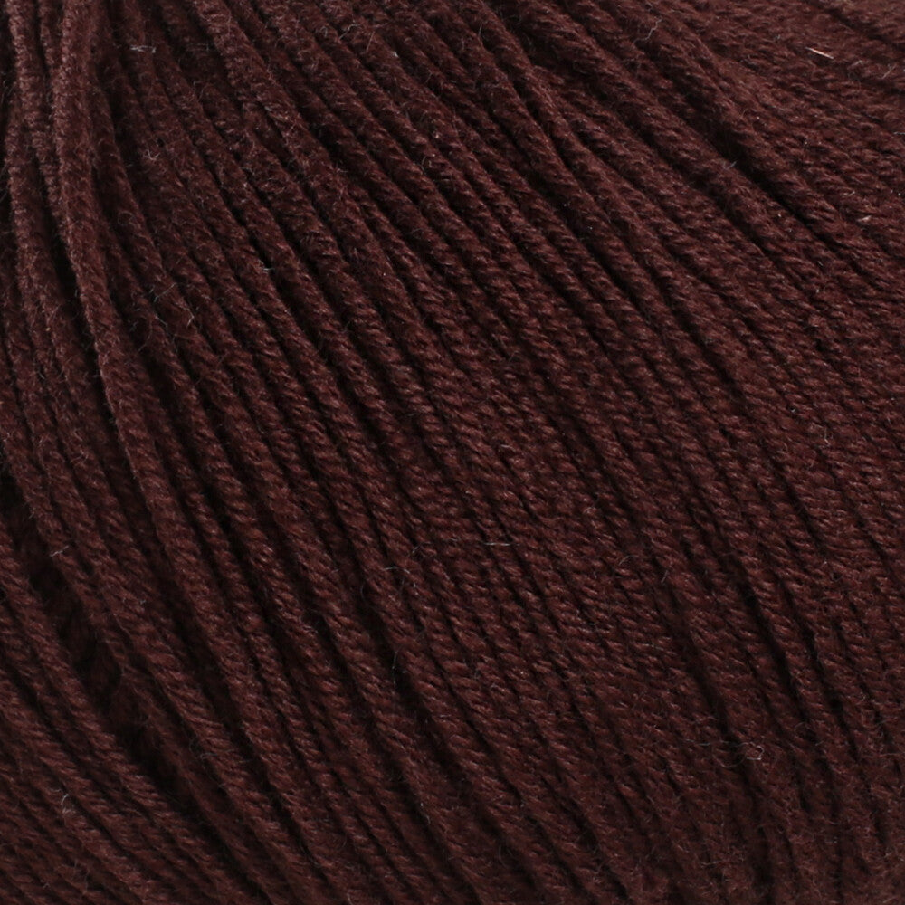 Gazzal Baby Cotton Knitting Yarn, Brown - 3436