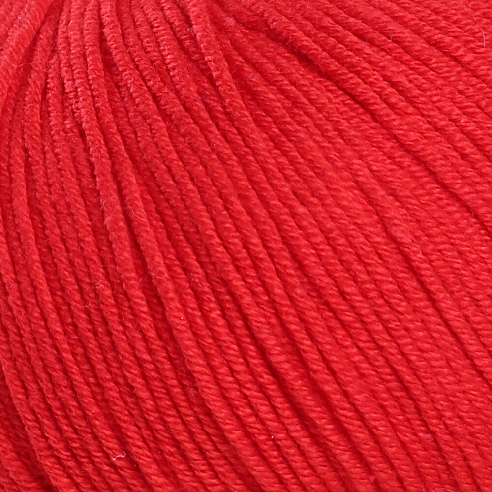 Gazzal Baby Cotton Knitting Yarn, Red - 3443