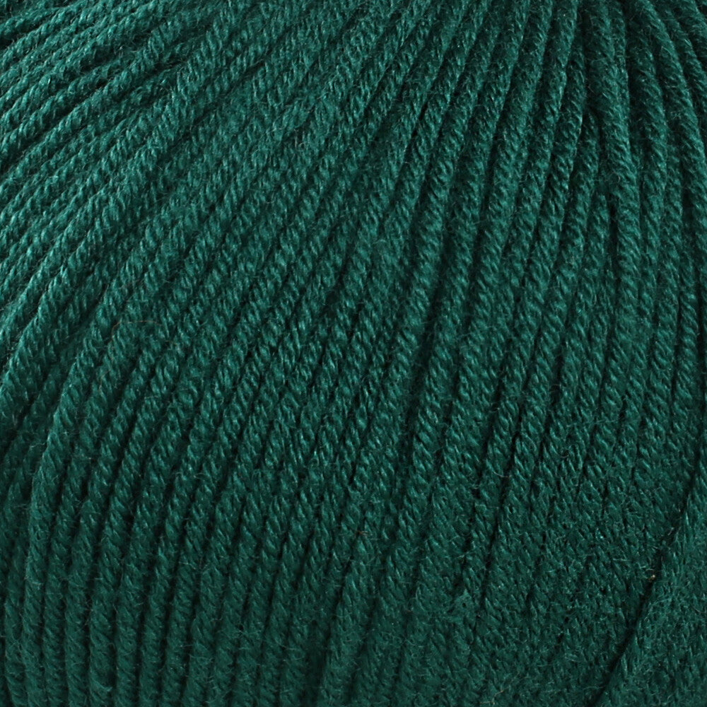 Gazzal Baby Cotton Knitting Yarn, Dark Green - 3467