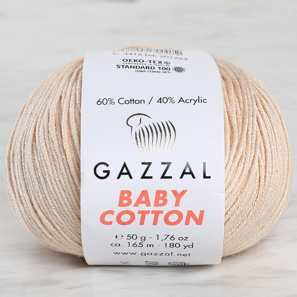 100% Cotton Yarn - Beige