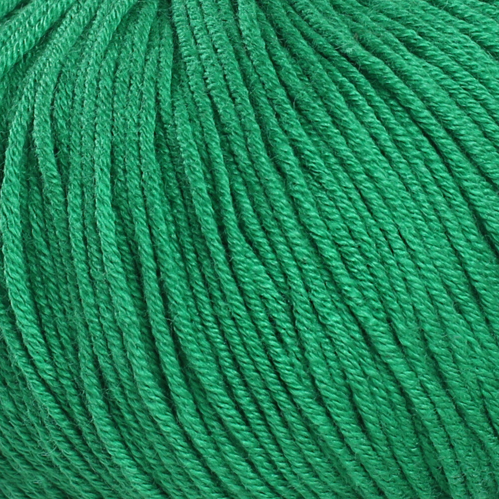 Gazzal Baby Cotton Knitting Yarn, Green - 3456