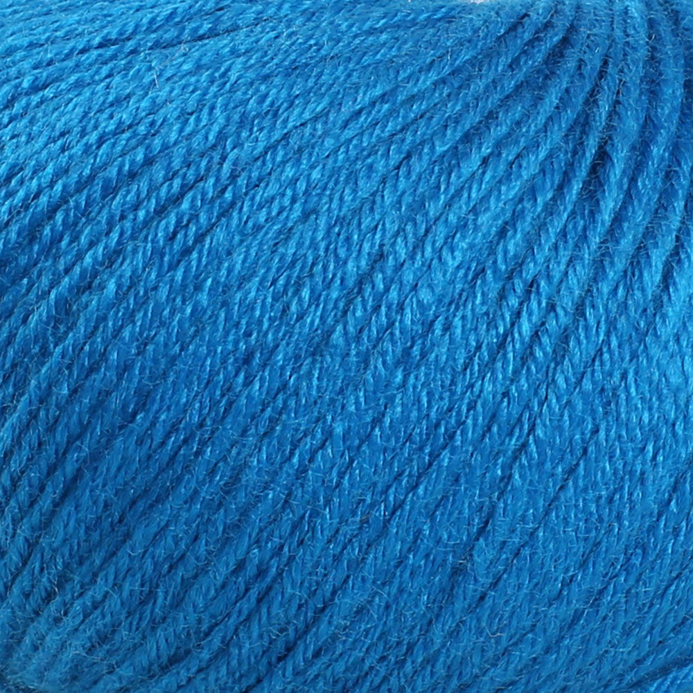 Gazzal Baby Wool Knitting Yarn, Blue - 822