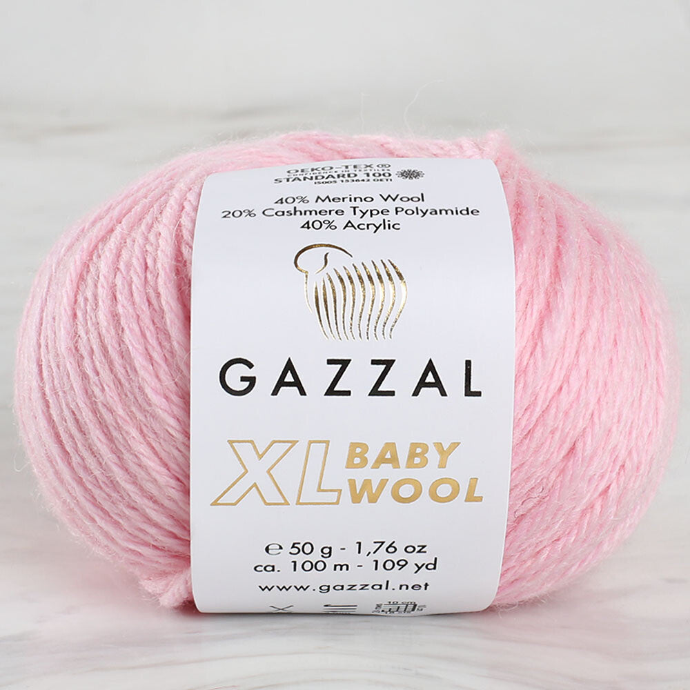 Gazzal Baby Wool XL Baby Yarn, Pink - 836XL