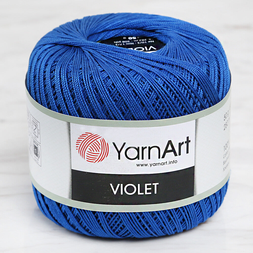 YarnArt Violet Yarn, Saks Blue - 4915