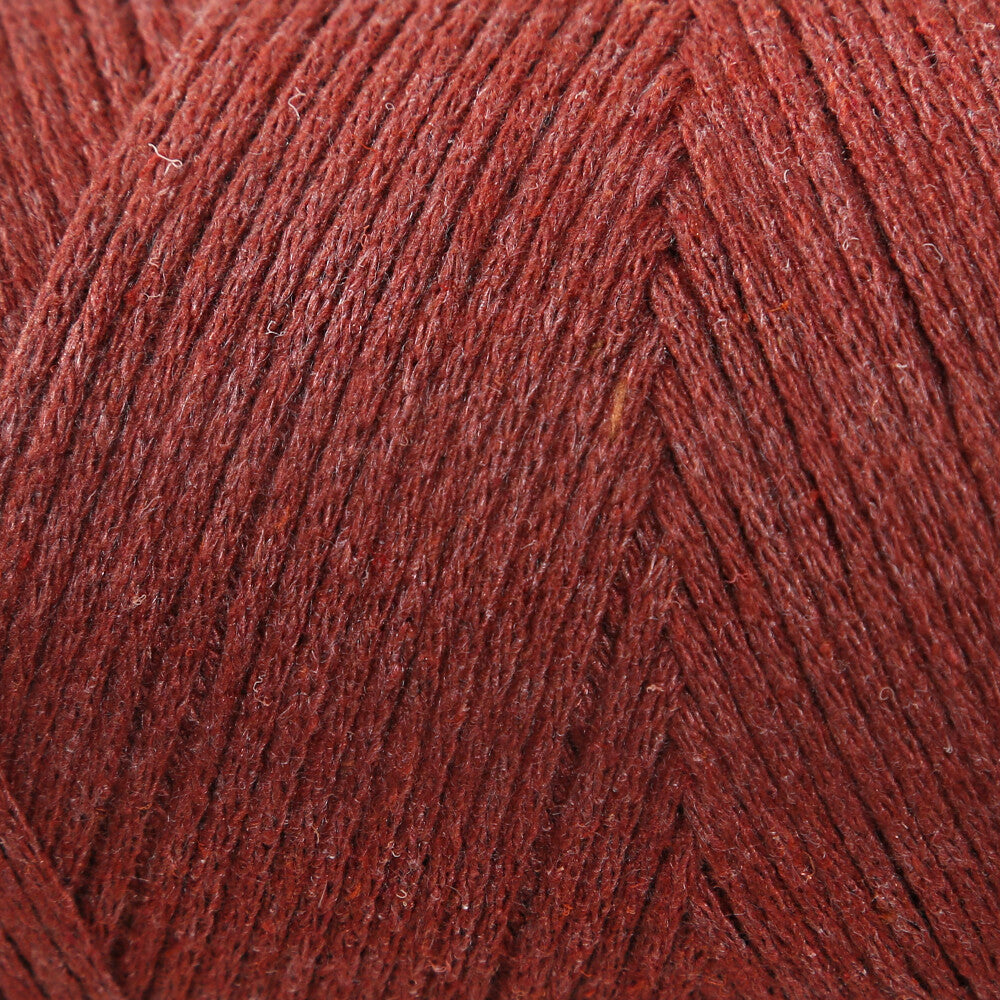 Loren Cotton Macrame Yarn, Brick - L035