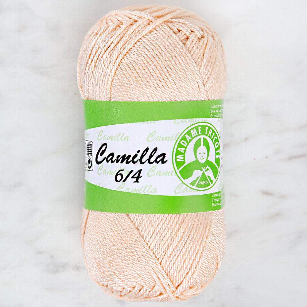 Madame Tricote Paris Camilla 50gr Knitting Yarn, Pinkish White - 5303