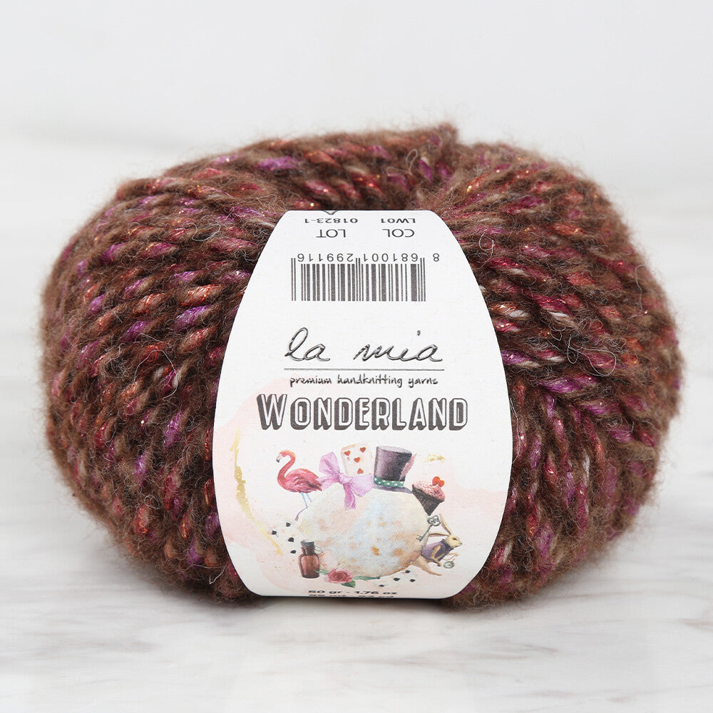 La Mia Wonderland Knitting Yarn, Variegated - LW01