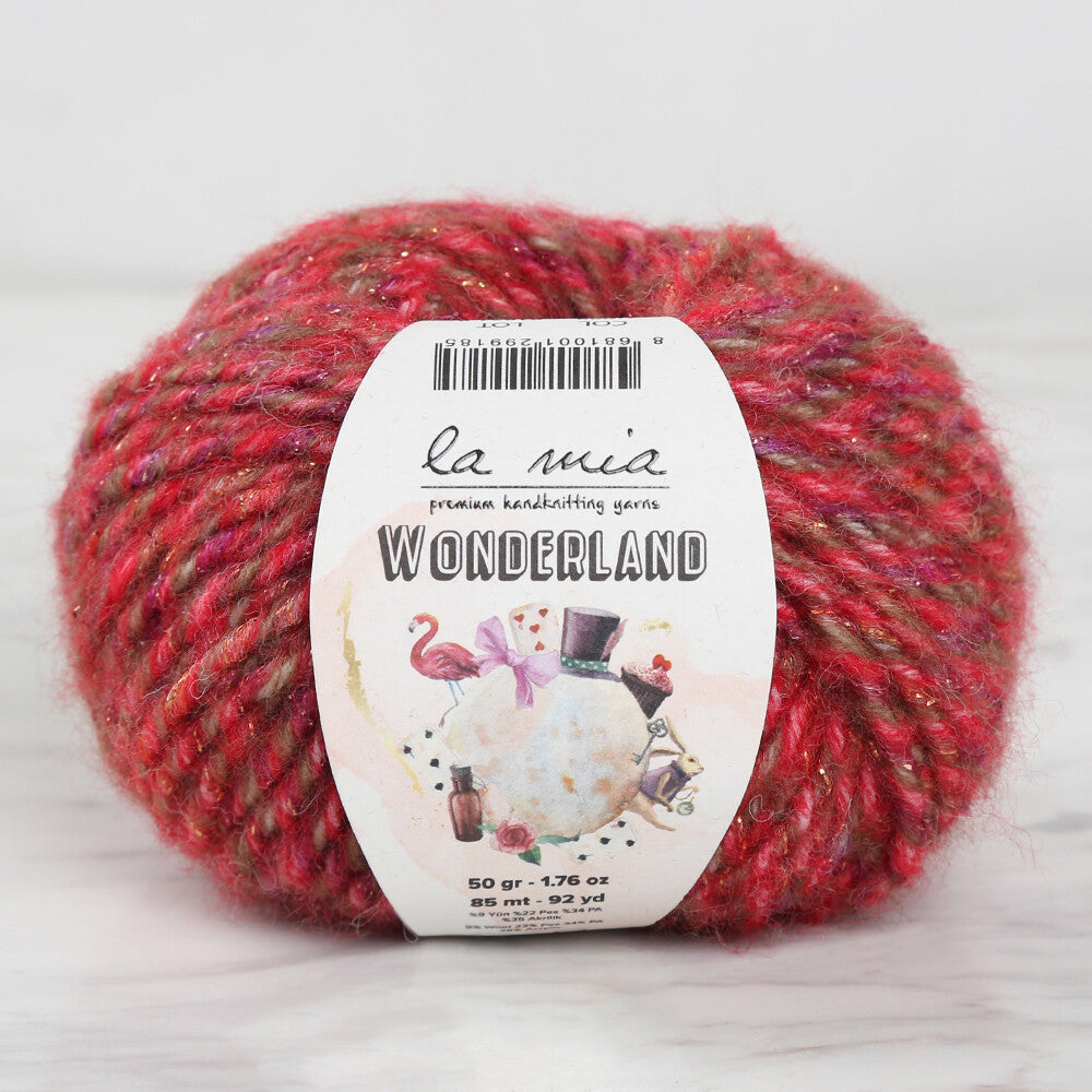 La Mia Wonderland Knitting Yarn, Variegated - LW09