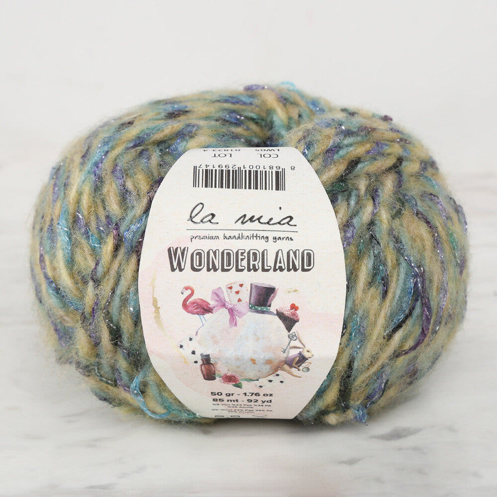 La Mia Wonderland Knitting Yarn, Variegated - LW05