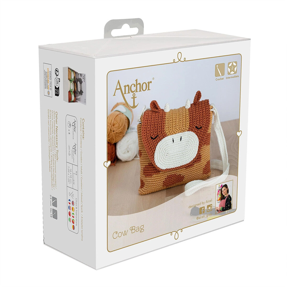 Anchor Baby Pure CottonCow Bag Set - A28C006-09062