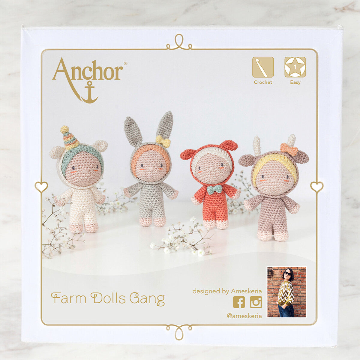 Anchor Farm Dolls Gang  Amigurumi Set - A28C002-09061