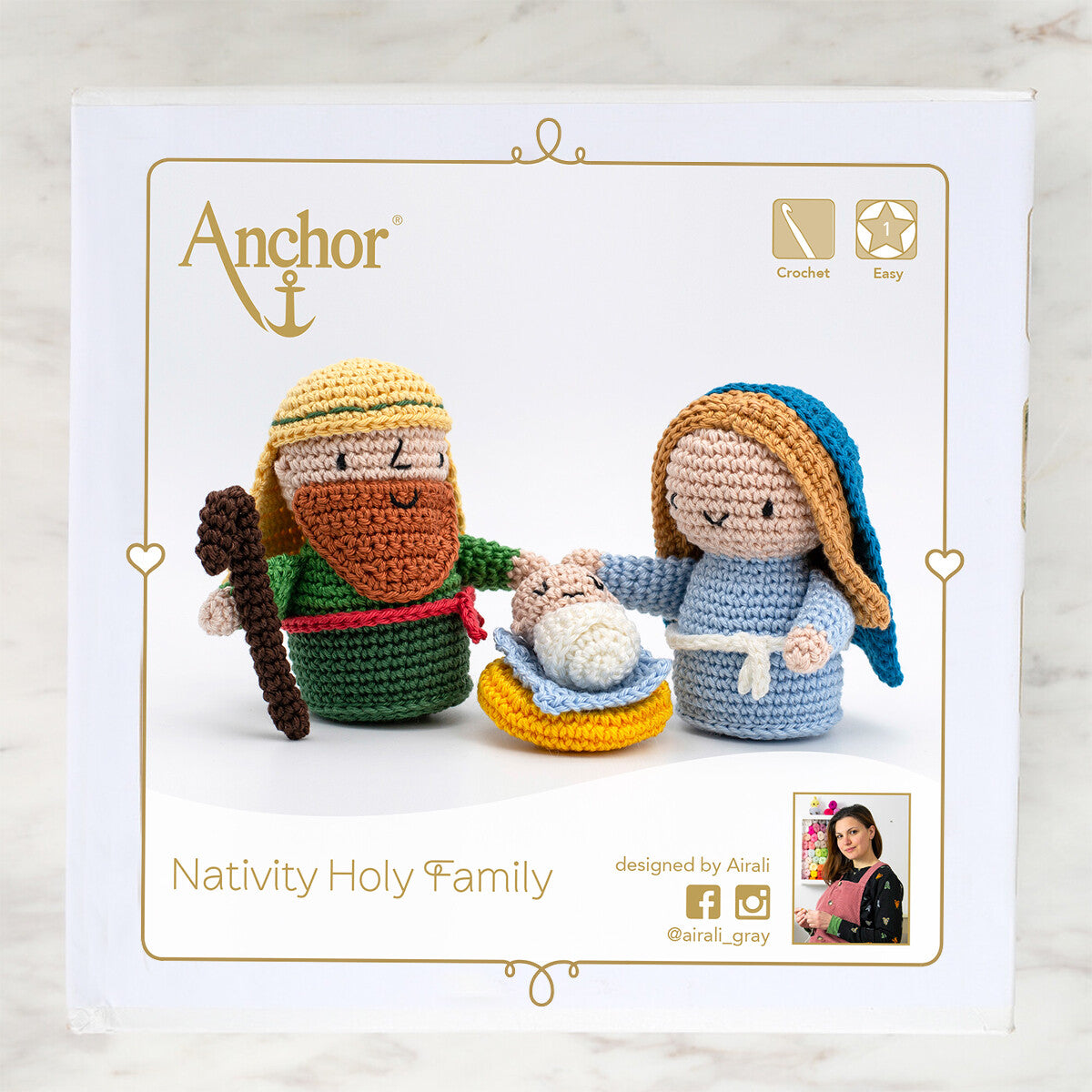 Anchor Nativity Holy Family Amigurumi Set - A28C004-09061