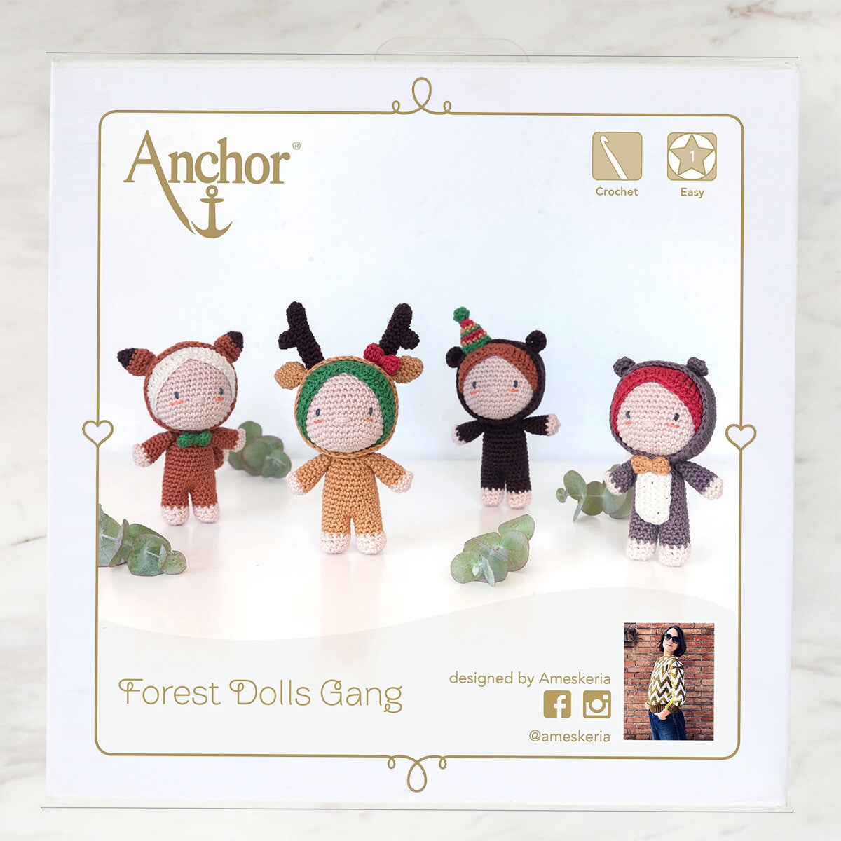 Anchor Forest Dolls Gang Amigurumi Set - A28C002-09062