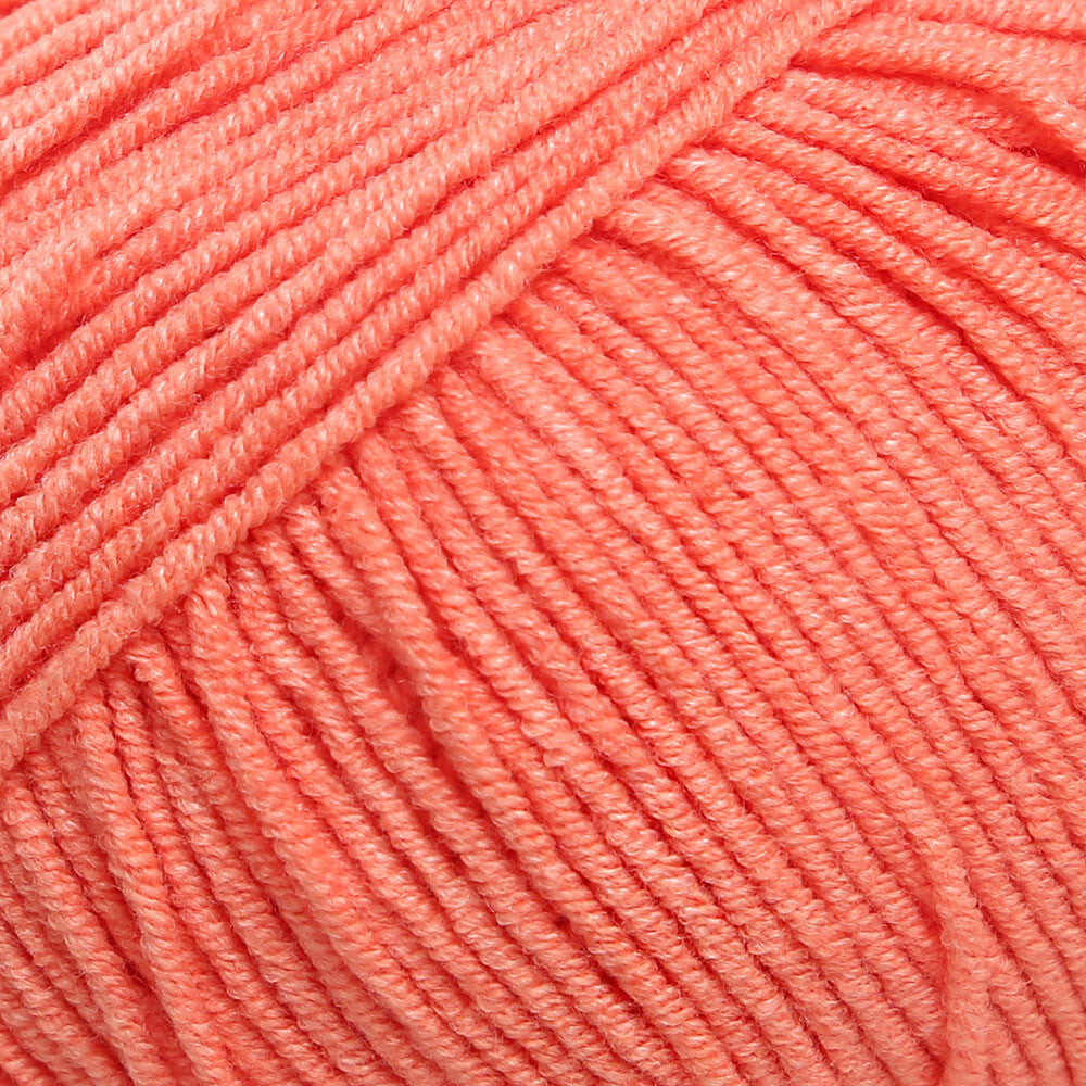 YarnArt Jeans Knitting Yarn, Orange - 23