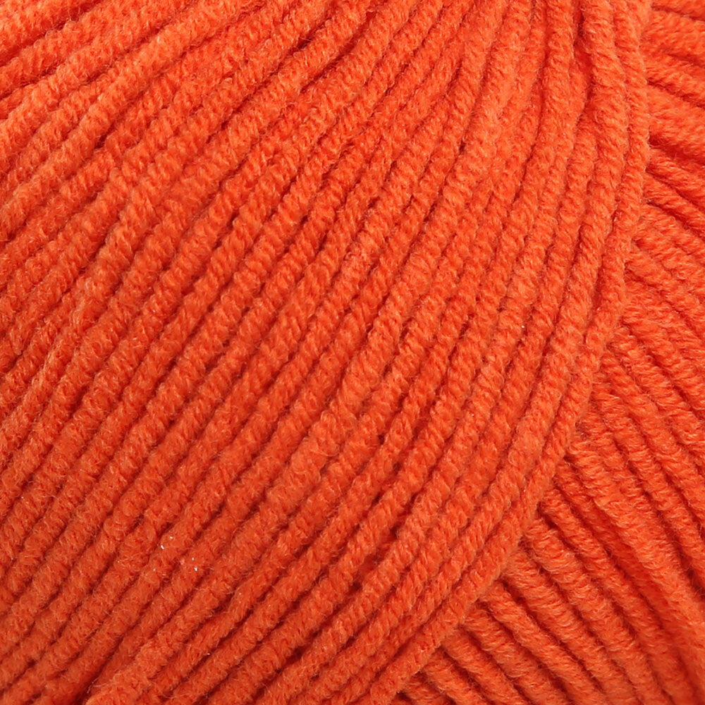 YarnArt Jeans Knitting Yarn, Orange - 85