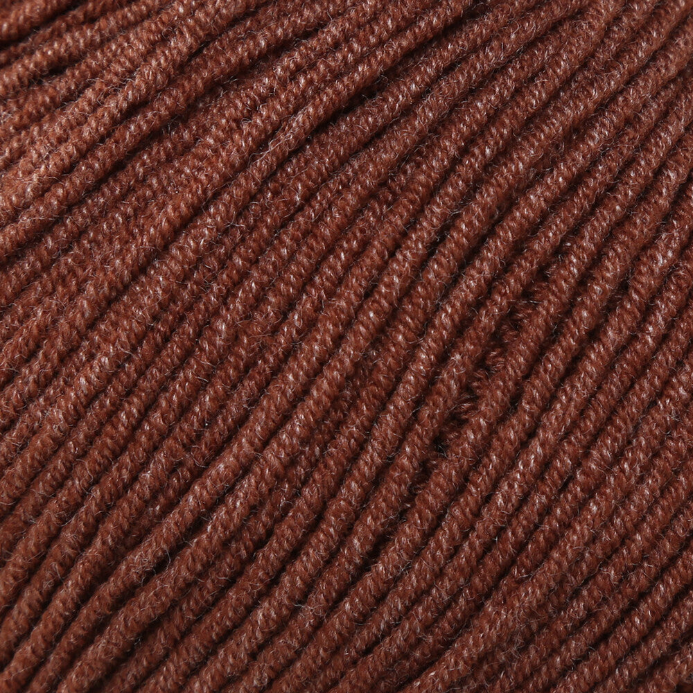 YarnArt Jeans Knitting Yarn, Brown - 70