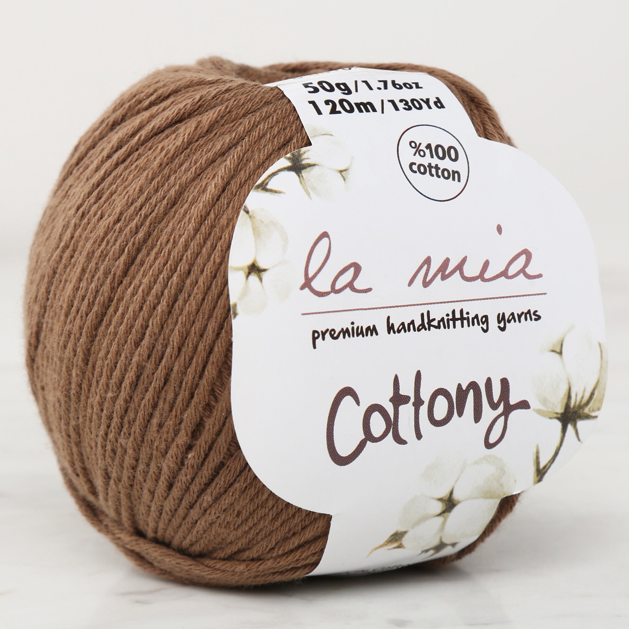 La Mia Cottony Baby Yarn, Brown - L199