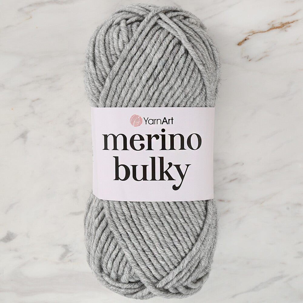 YarnArt Merino Bulky Yarn, Light Grey - 282