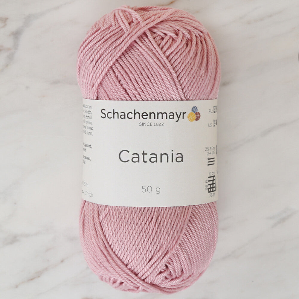 Schachenmayr Catania 50gr Yarn, Powder Pink - 00423