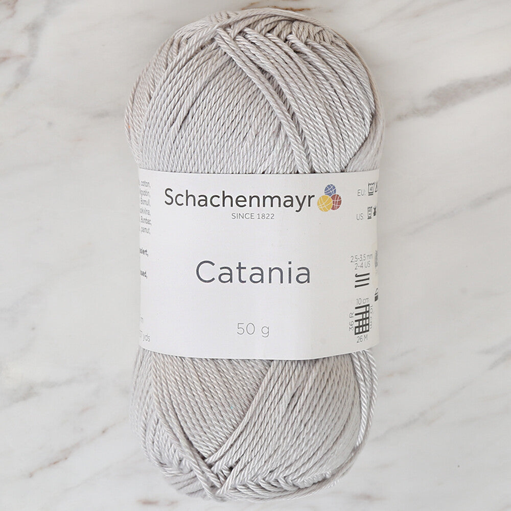 Schachenmayr Catania 50gr Yarn, Light Grey - 00434