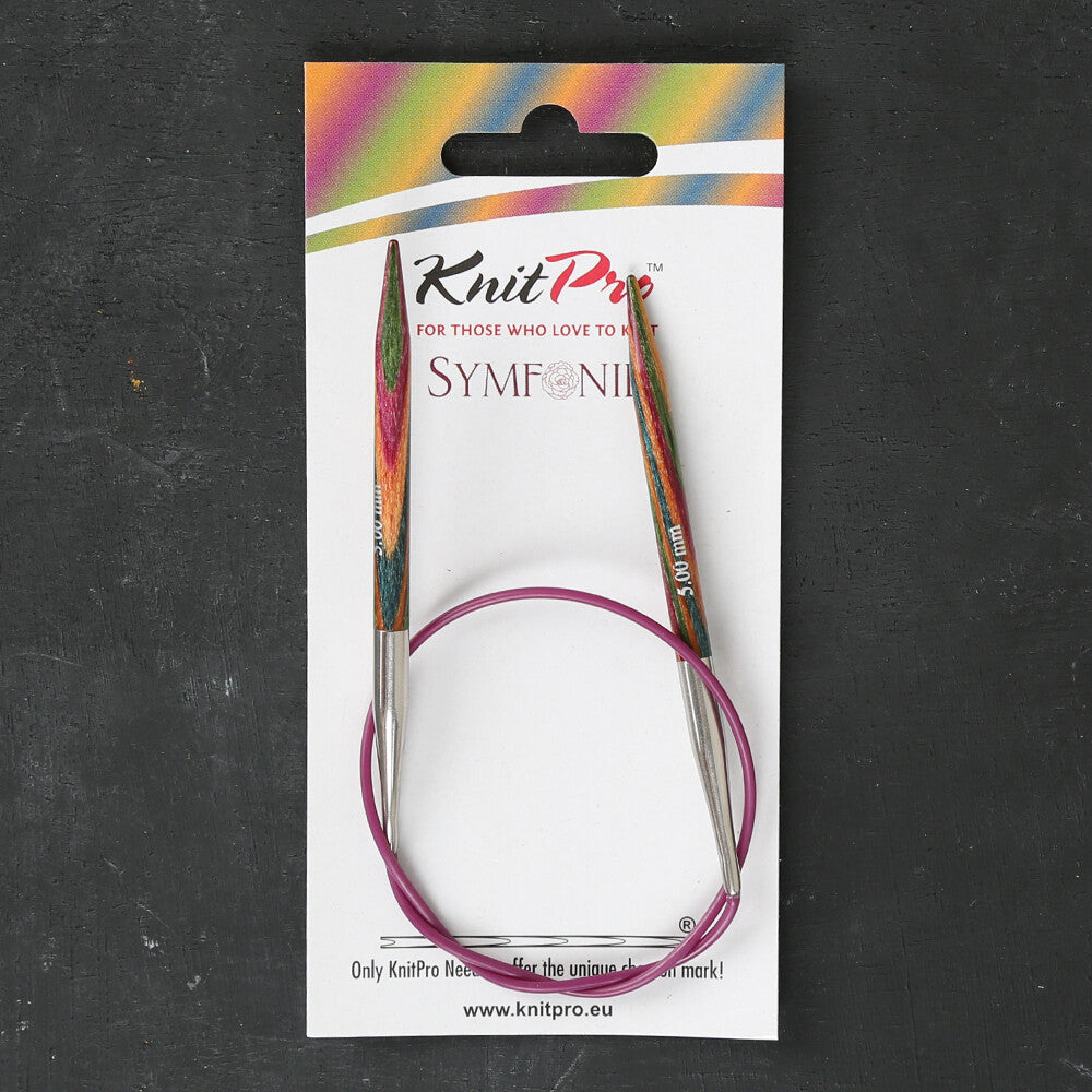 KnitPro Symfonie 5 Mm 40 Cm Wooden Circular Needles - 20311