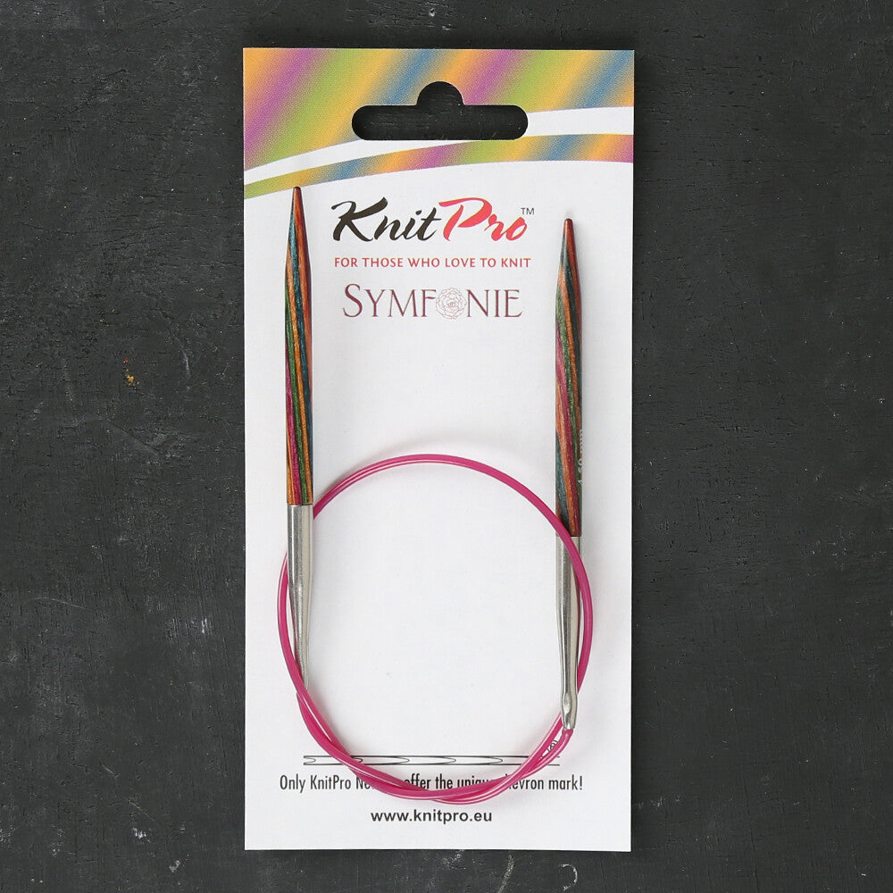 KnitPro Symfonie 4.5 Mm 40 Cm Wooden Circular Needles - 20310