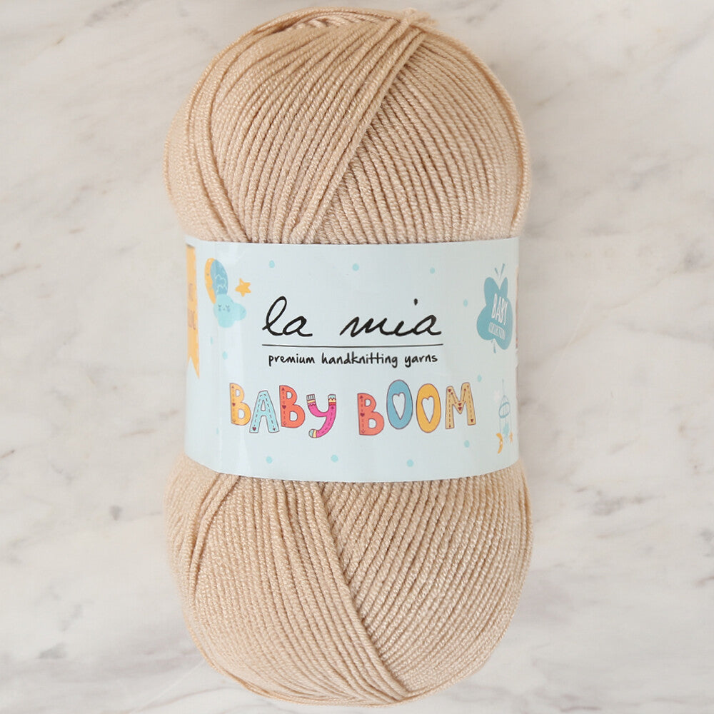 La Mia Baby Boom Yarn, Beige - 855