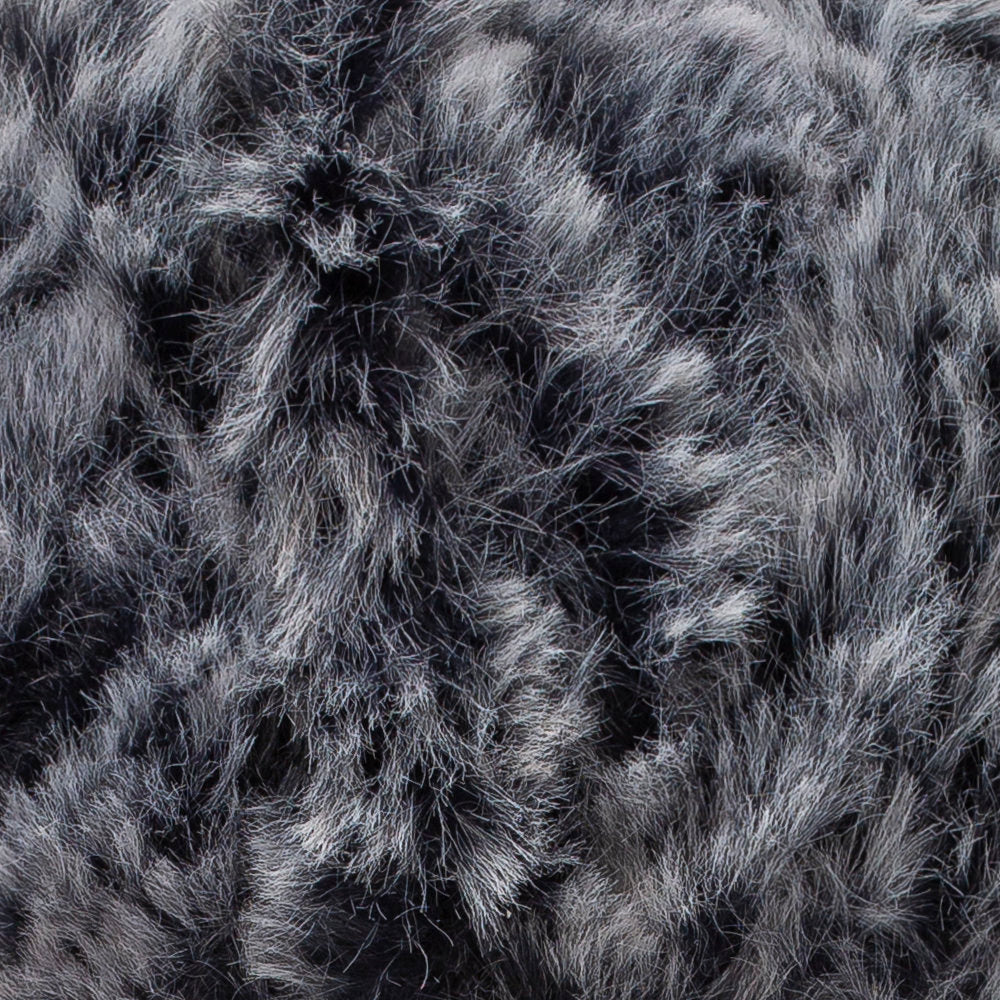 Etrofil Rabbit Fur Yarn, Navy Blue/White - 70548