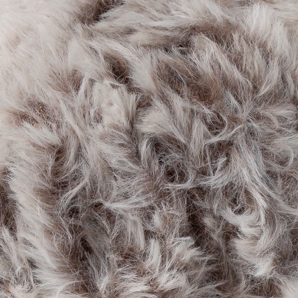 Etrofil Rabbit Fur Yarn, Brown/White - 70719
