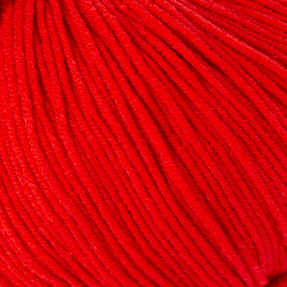 Etrofil Jeans Knitting Yarn, Red - 036