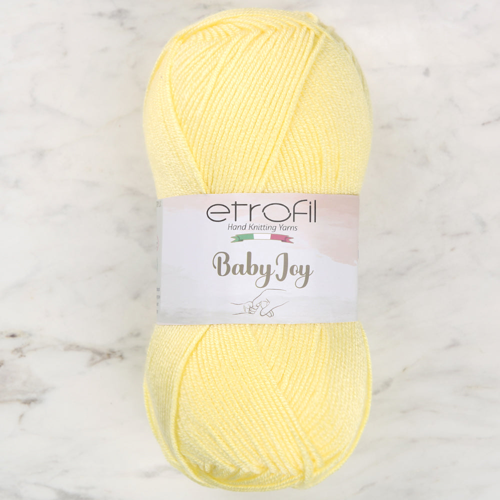 Etrofil Baby Joy Knitting Yarn, Yellow - 80002