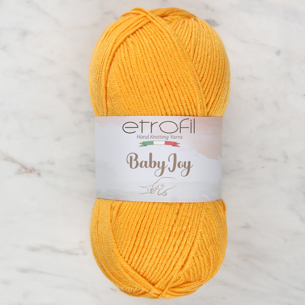 Etrofil Baby Joy Knitting Yarn, Yellow - 80020