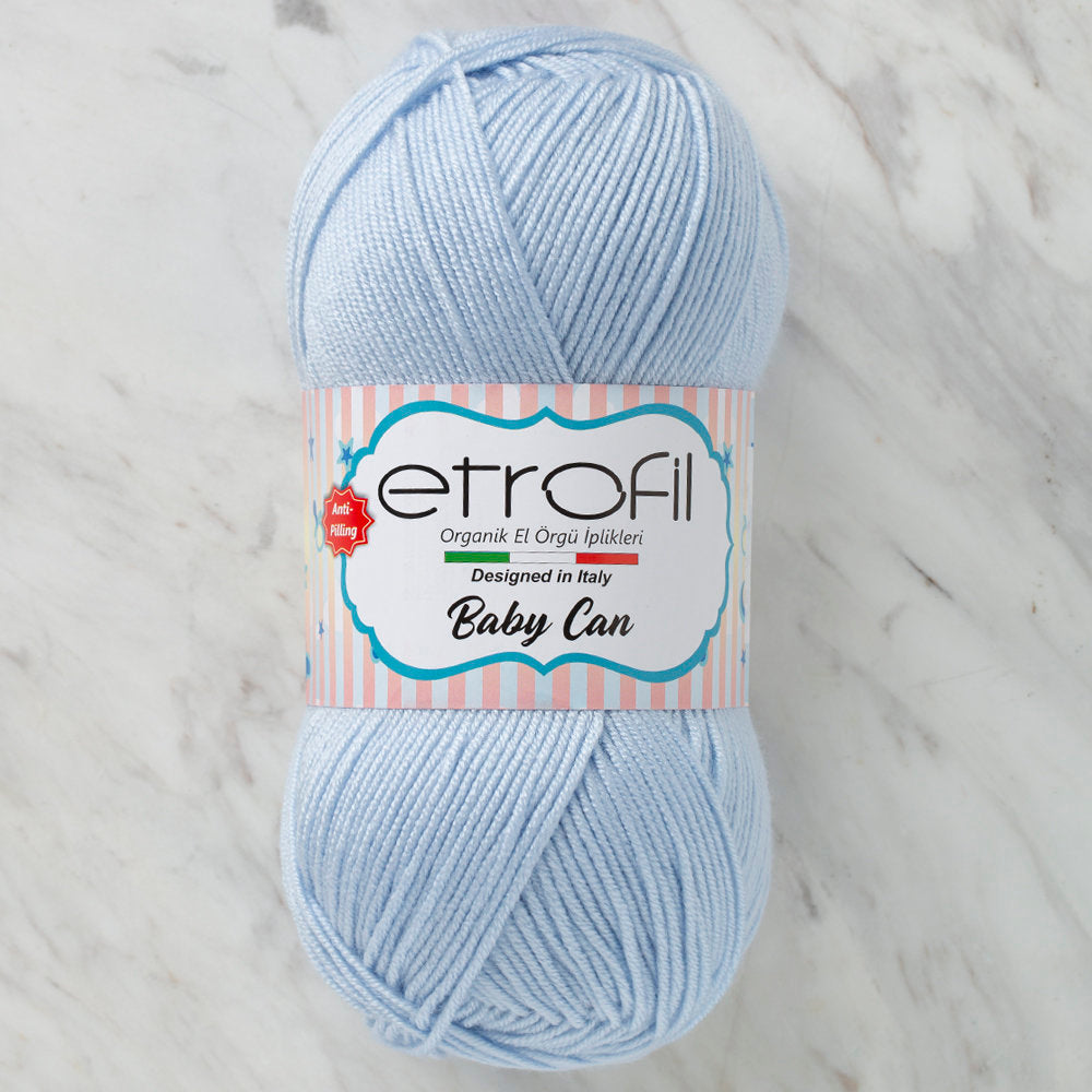 Etrofil Baby Can Knitting Yarn, Light Blue - 80005